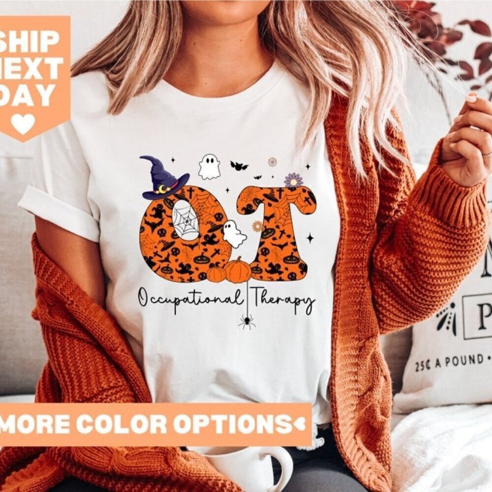 Occupational Therapist Halloween Shirt Spooky Ot Shirt